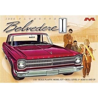 MOEBIUS MOE 1218 Moebius 1965 Plymouth Belvedere 1/25 Model Kit