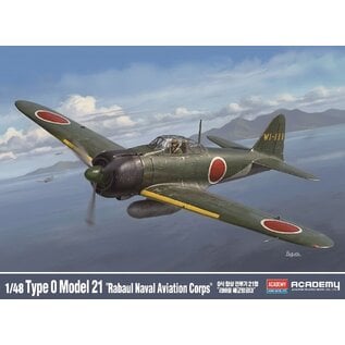 Academy/Model Rectifier Corp. ACA 12381 Academy 1/48 Type 0 Model 21 "RABAUL NAVAL AVIATION CORPS" Plastic Model