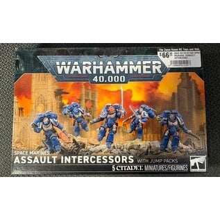 GAMES WORKSHOP WAR 99120101392 SPACE MARINES: ASSAULT INTERCESSORS WITH JUMP PACKS BSF