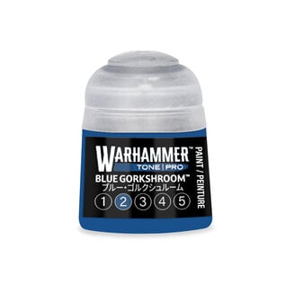 GAMES WORKSHOP WAR 20-352 Warhammer Colour Tone Pro BLUE GORKSHROOM 2 12ml Acrylic