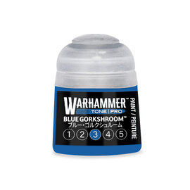GAMES WORKSHOP WAR 20-353 Warhammer Colour Tone Pro BLUE GORKSHROOM 3 12ml Acrylic