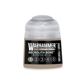 GAMES WORKSHOP WAR 20-051 Warhammer Colour Tone Pro NECROLITH BONE 1 12ml Acrylic