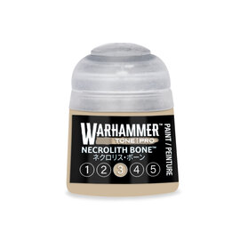 GAMES WORKSHOP WAR 20-053 Warhammer Colour Tone Pro NECROLITH BONE 3 12ml Acrylic