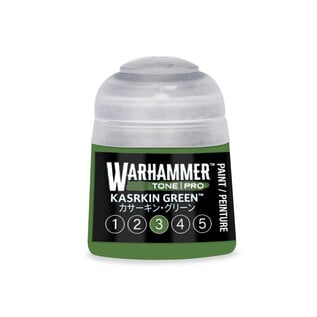 GAMES WORKSHOP WAR 20-263 Warhammer Colour Tone Pro KASRKIN GREEN 3 12ml Acrylic