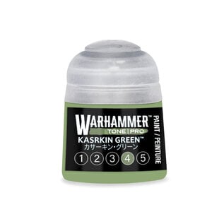 GAMES WORKSHOP WAR 20-264 Warhammer Colour Tone Pro KASRKIN GREEN 4 12ml Acrylic