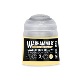 GAMES WORKSHOP WAR 20-195 Warhammer Colour Tone Pro HAWKSHROUD YELLOW 5 12ml Acrylic