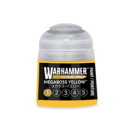 GAMES WORKSHOP WAR 20-201 Warhammer Colour Tone Pro MEGABOSS YELLOW 1 12ml Acrylic