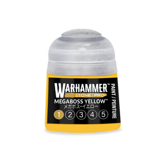 GAMES WORKSHOP WAR 20-201 Warhammer Colour Tone Pro MEGABOSS YELLOW 1 12ml Acrylic