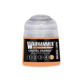 GAMES WORKSHOP WAR 20-175 Warhammer Colour Tone Pro CHOTEC ORANGE 5 12ml Acrylic