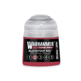 GAMES WORKSHOP WAR 20-152 Warhammer Colour Tone Pro BLOODTOOF RED 2 12ml Acrylic