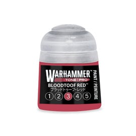 GAMES WORKSHOP WAR 20-153 Warhammer Colour Tone Pro BLOODTOOF RED 3 12ml Acrylic