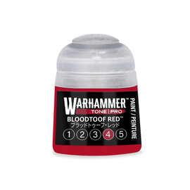 GAMES WORKSHOP WAR 20-154 Warhammer Colour Tone Pro BLOODTOOF RED 4 12ml Acrylic