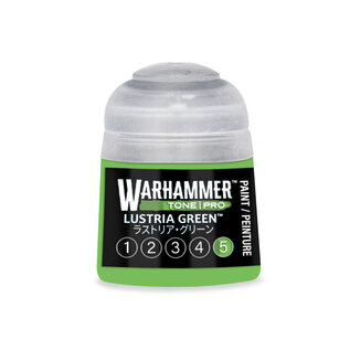 GAMES WORKSHOP WAR 20-255 Warhammer Colour Tone Pro LUSTRIA GREEN 5 12ml Acrylic