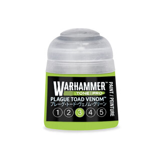GAMES WORKSHOP WAR 20-213 Warhammer Colour Tone Pro PLAGUE TOAD VENOM 3 12ml Acrylic