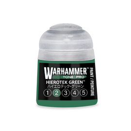 GAMES WORKSHOP WAR 20-272 Warhammer Colour Tone Pro HIEROTEK GREEN 2 12ml Acrylic