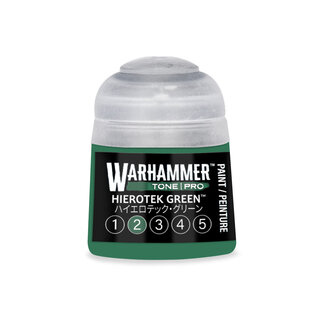 GAMES WORKSHOP WAR 20-272 Warhammer Colour Tone Pro HIEROTEK GREEN 2 12ml Acrylic