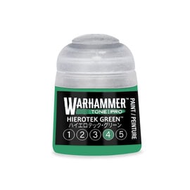 GAMES WORKSHOP WAR 20-274 Warhammer Colour Tone Pro HIEROTEK GREEN 4 12ml Acrylic
