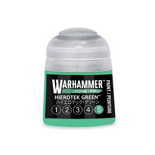 GAMES WORKSHOP WAR 20275 Warhammer Colour Tone Pro HIEROTEK GREEN 5 12ml Acrylic