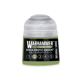 GAMES WORKSHOP WAR 20-222 Warhammer Colour Tone Pro KRULEBOYZ GREEN 2 12ml Acrylic