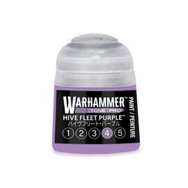 GAMES WORKSHOP WAR 20-394 Warhammer Colour Tone Pro HIVE FLEET PURPLE 4 12ml Acrylic