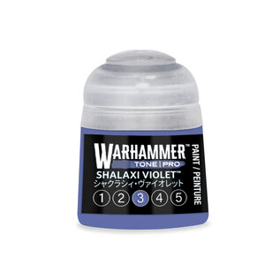 GAMES WORKSHOP WAR 20-373 Warhammer Colour Tone Pro SHALAXI VIOLET 3 12ml Acrylic