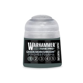 GAMES WORKSHOP WAR 20-281 Warhammer Colour Tone Pro GREEN MORKSHROOM 1 12ml Acrylic