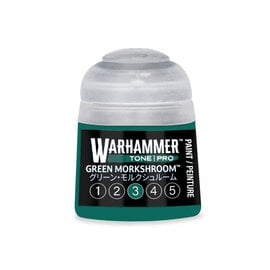 GAMES WORKSHOP WAR 20-283 Warhammer Colour Tone Pro GREEN MORKSHROOM 3 12ml Acrylic