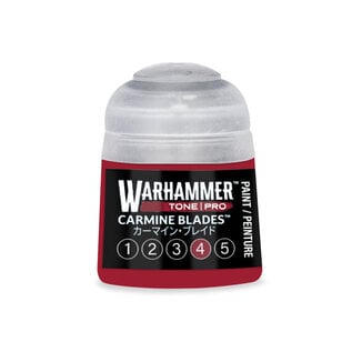 GAMES WORKSHOP WAR 20-144 Warhammer Colour Tone Pro CARMINE BLADES 4 12ml Acrylic