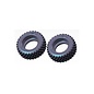 TAMIYA TAM 51717 BLOCK PIN " ROUGH RIDE" TIRES (NO INNER SPONGE, 2pcs. )