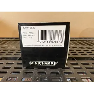 MINICHAMPS MIN 400076620 Porsche RS Spyder ALMS Utah GP 07 Dyson/Smith 1:43