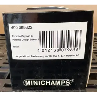 MINICHAMPS MIN 400 065622 Porsche Cayman S Porsche Design edition black 1:43