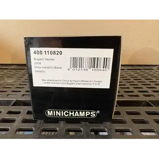 MINICHAMPS MIN 400 110820 Bugatti Veyron 2009 Grey metallic/Black 1:43