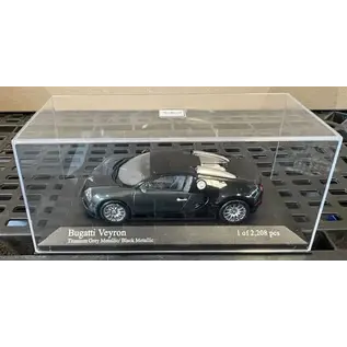 MINICHAMPS MIN 400 110820 Bugatti Veyron 2009 Grey metallic/Black 1:43