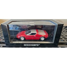 MINICHAMPS MIN 400 123404 Maserati Bora 1972 Red 1/43