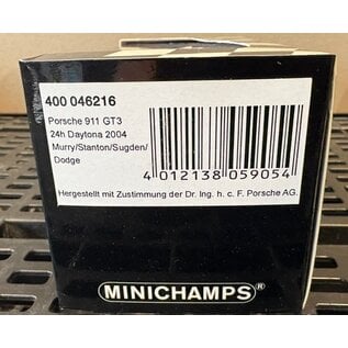 MINICHAMPS MIN 400 046216 Porsche 911 GT3 24hr Daytona 2004