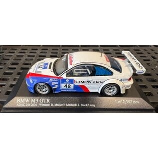 MINICHAMPS MIN 400 042342 BMW M3 GTR Winners ADAC 24hr '04