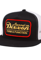 Dixxon Roadside Snapback Hat - Black/White/Red