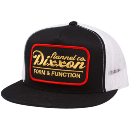 Dixxon Roadside Snapback Hat - Black/White/Red