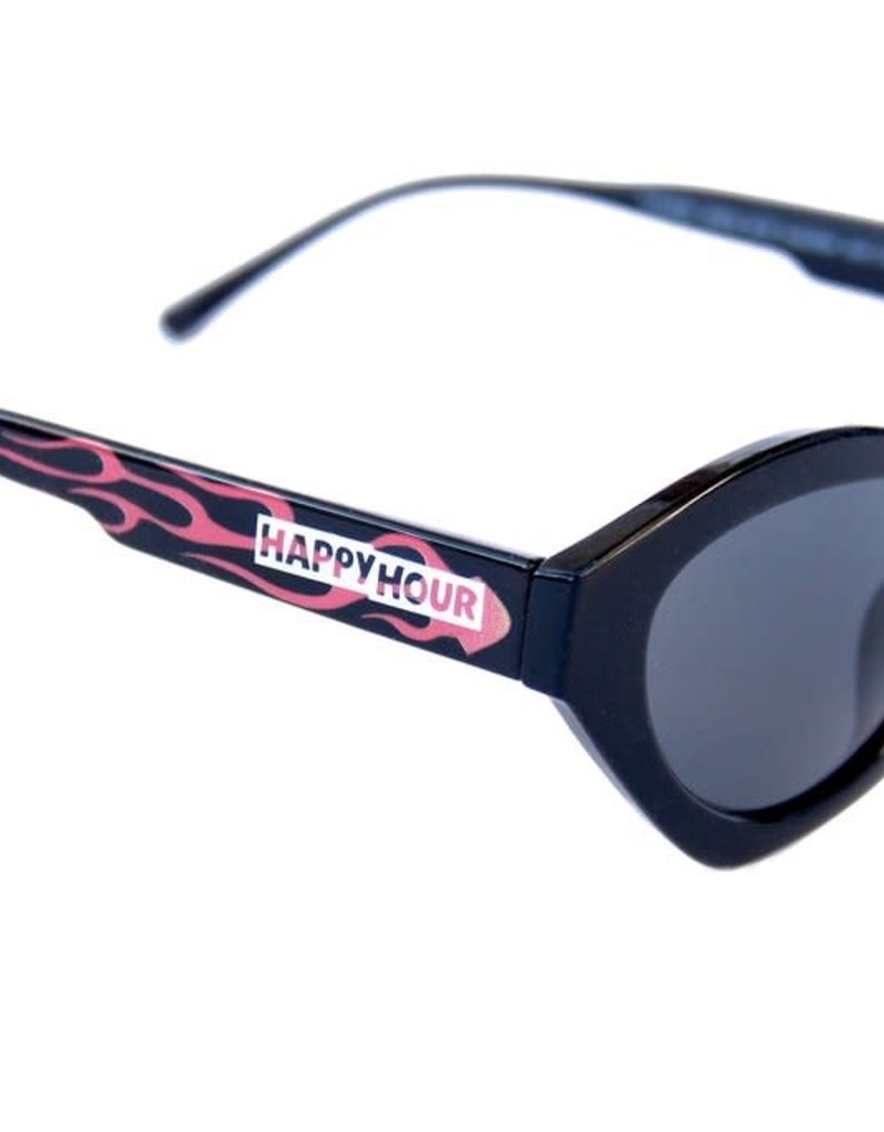 Happy Hour Provost El Diablo's Mind Melters Sunglasses - Gloss Black Flame