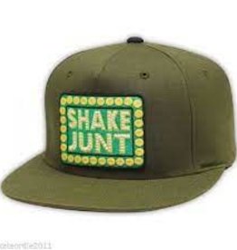 Shake Junt Box Logo Rip Stop Snapback - Army