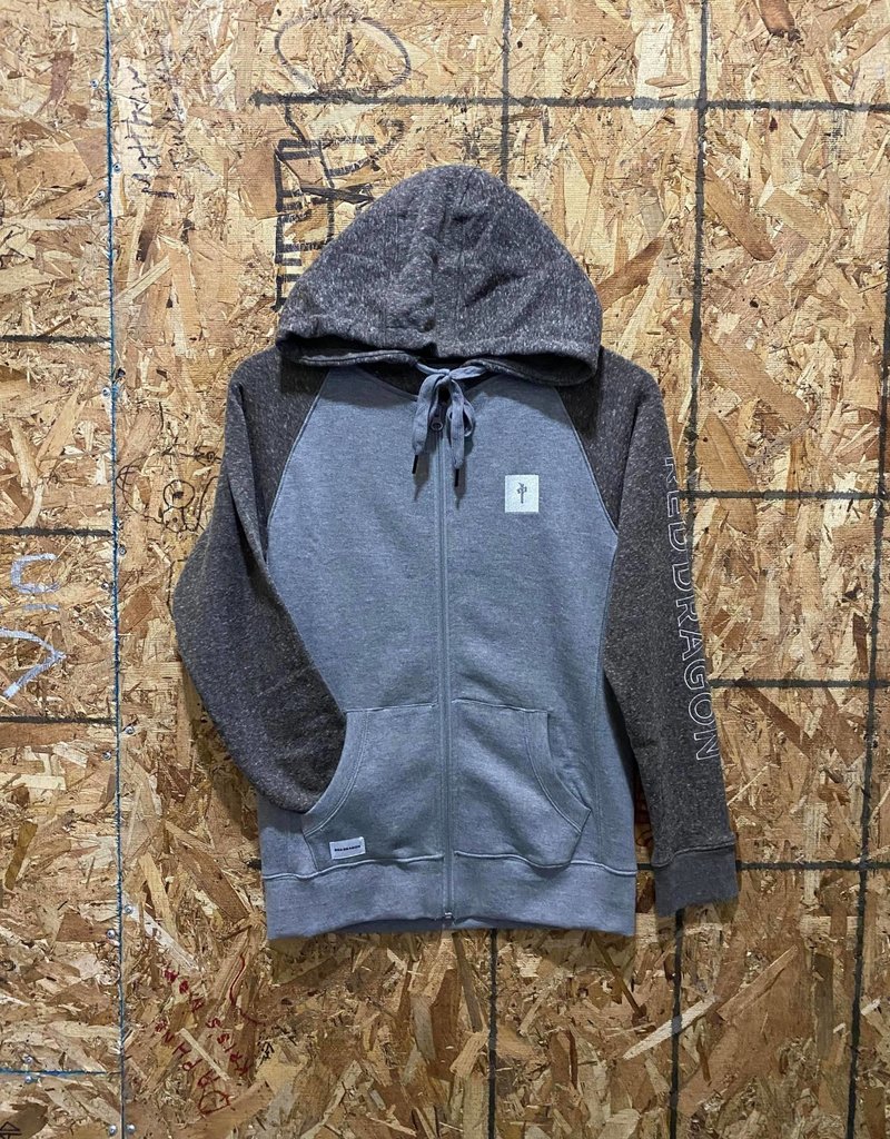 RDS Bold Zip Up Hoodie - Grey - SML