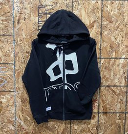 RDS OG Low Res Zip Hoodie - Black/White - SML