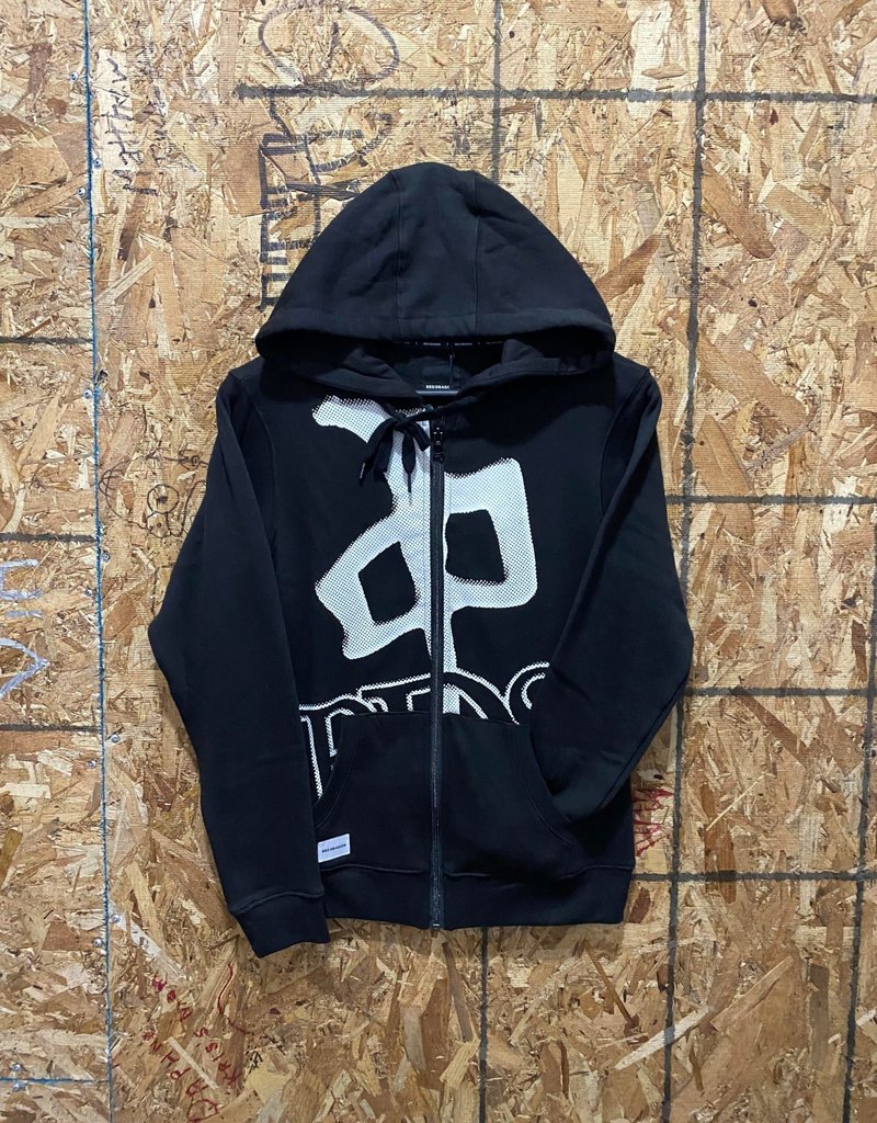 RDS OG Low Res Zip Hoodie - Black/White - SML