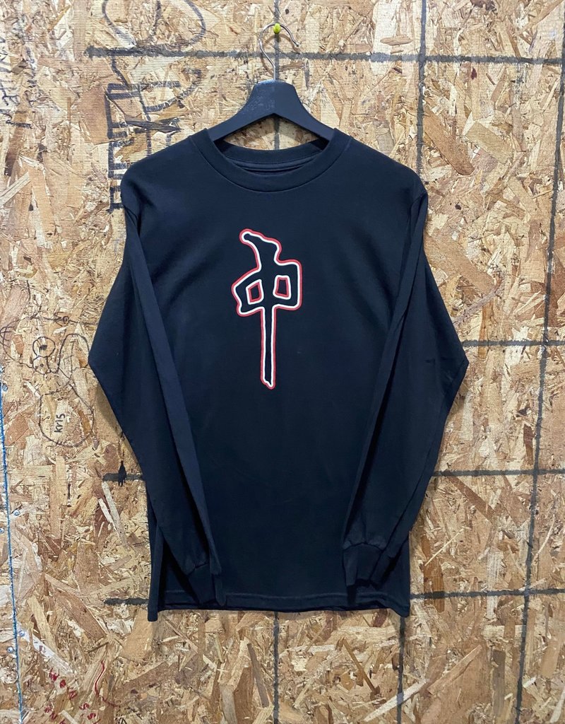 RDS Grande L/S Tee - Black/Red - SML
