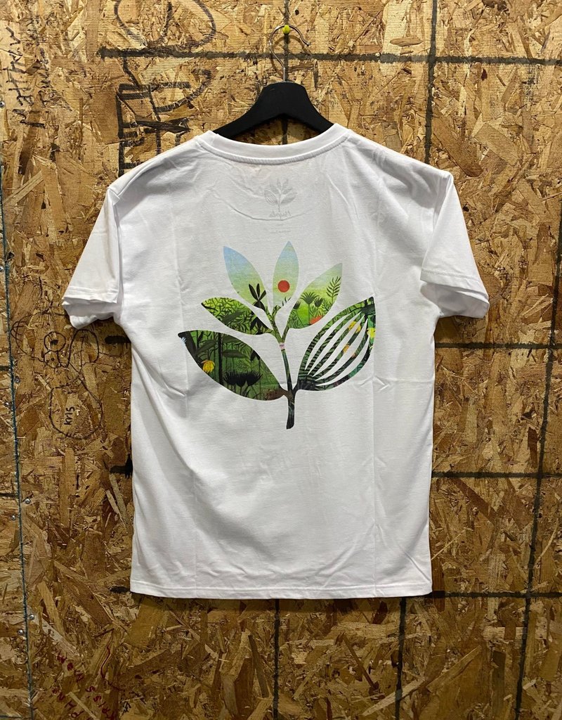 Magenta Jungle 2 T Shirt - White - SML