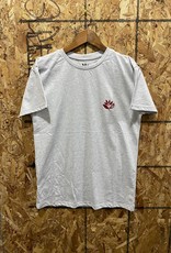 Magenta Heart Plant T Shirt - Heather Grey - SML