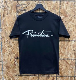Primitive Nuevo Script T Shirt - Black - SML