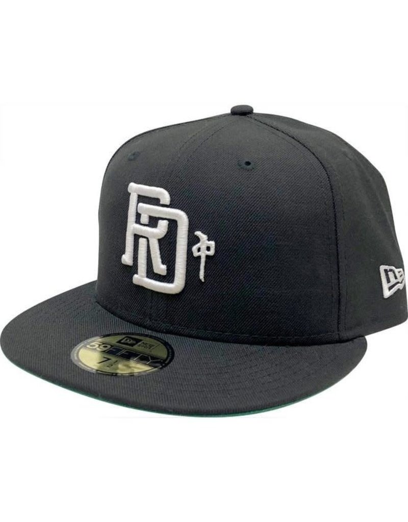 RDS New Era Monogram Hat - Black/White - 7 1/8"