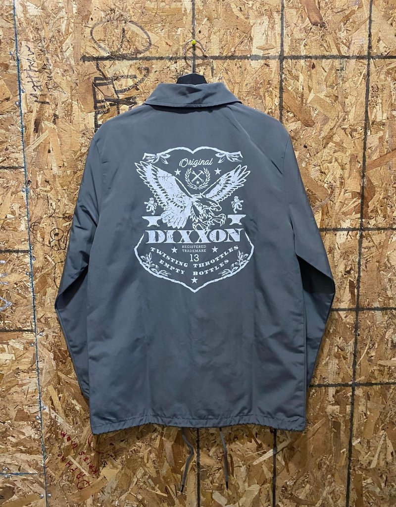 Dixxon Etched Coaches Jacket - Grey - XLRG