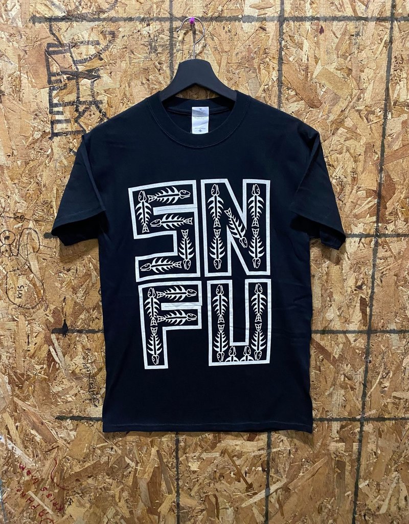 SNFU Dead Fish T Shirt - Black - SML